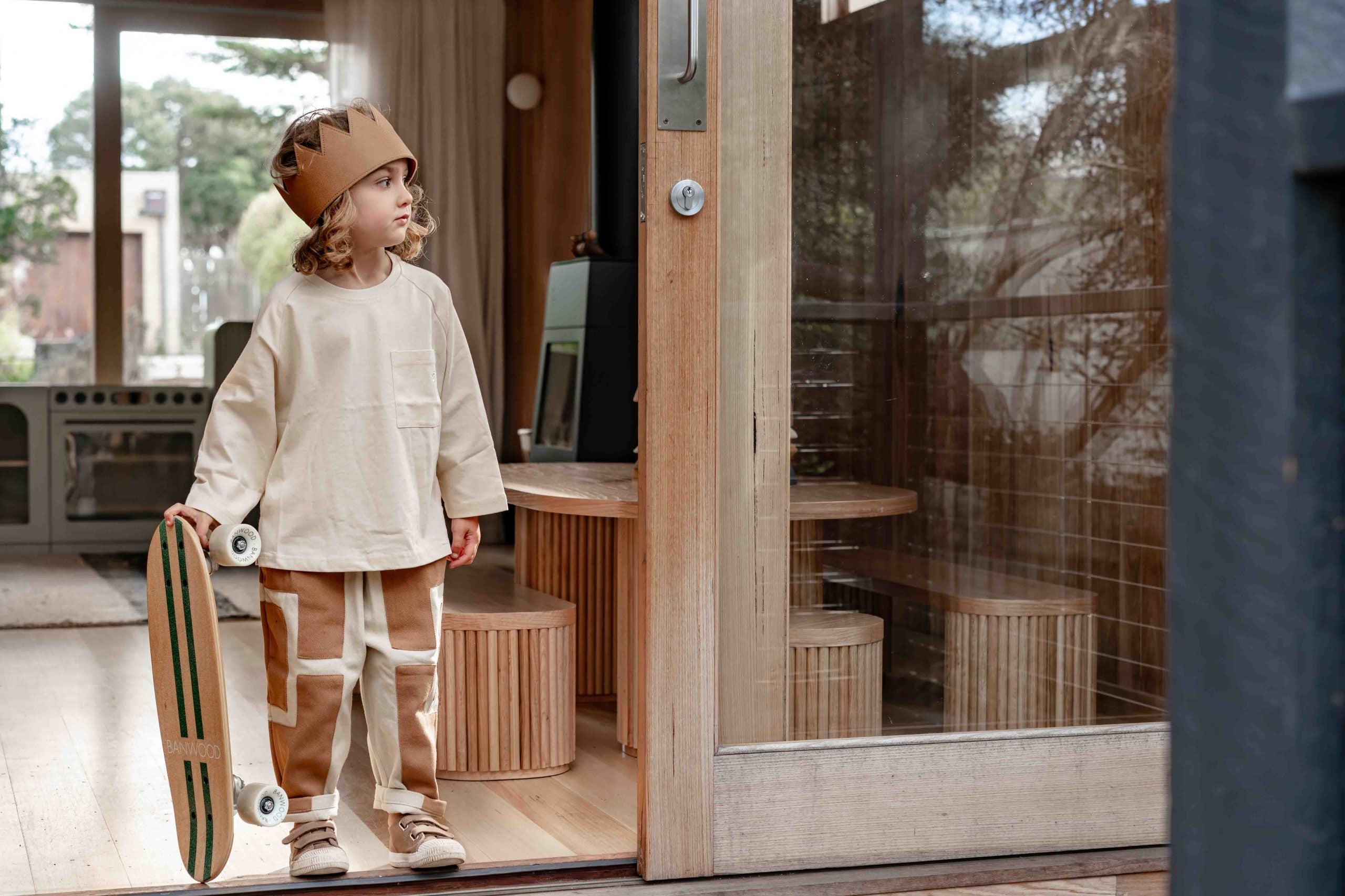 BAISIK Vegan Leather Crowns for Kids