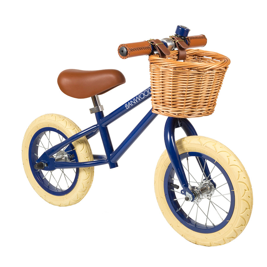 Banwood First Go Balance Bike, Navy Blue