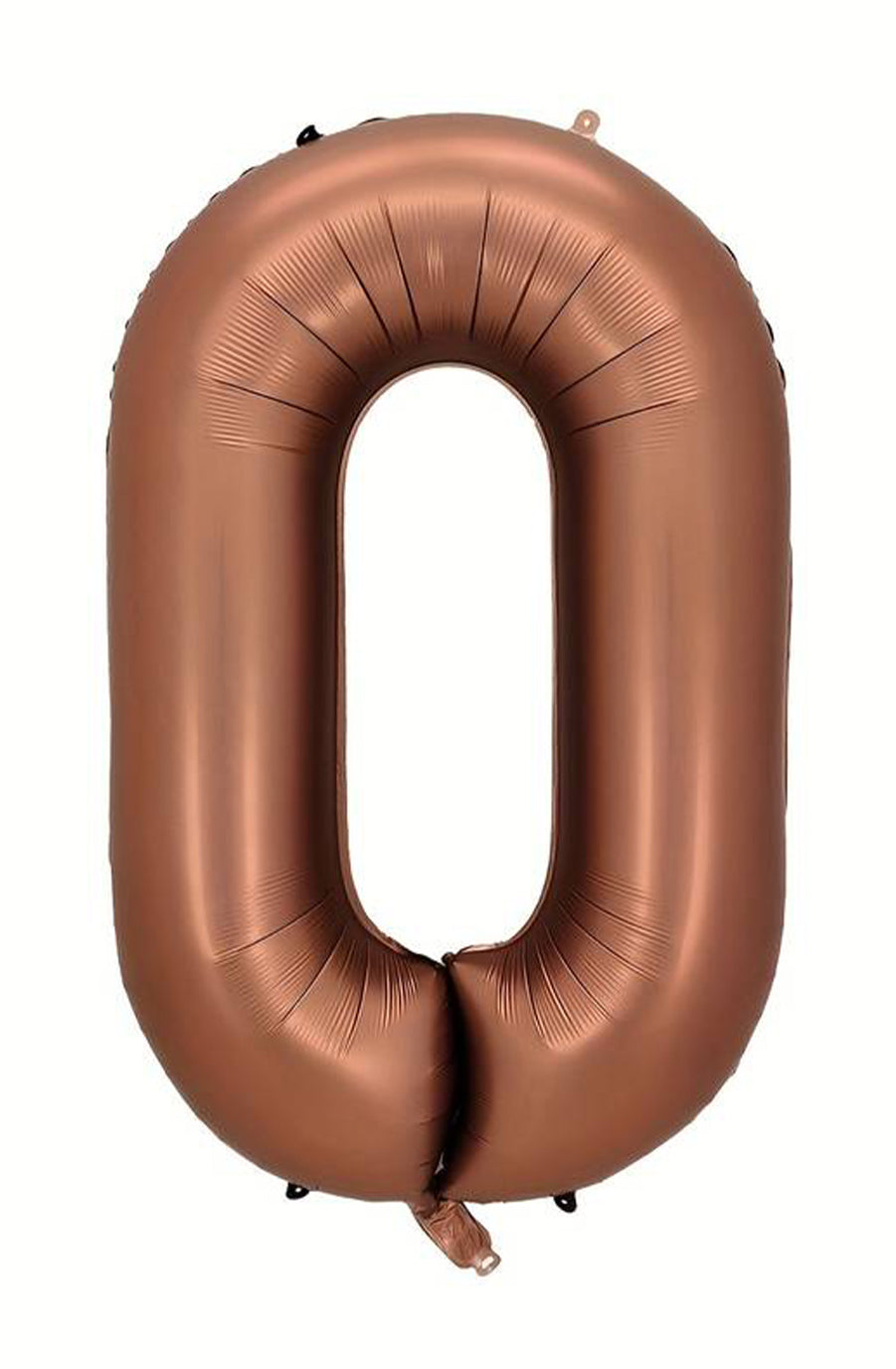 Jumbo Matte Chocolate Foil Number 0 Balloon 100cm