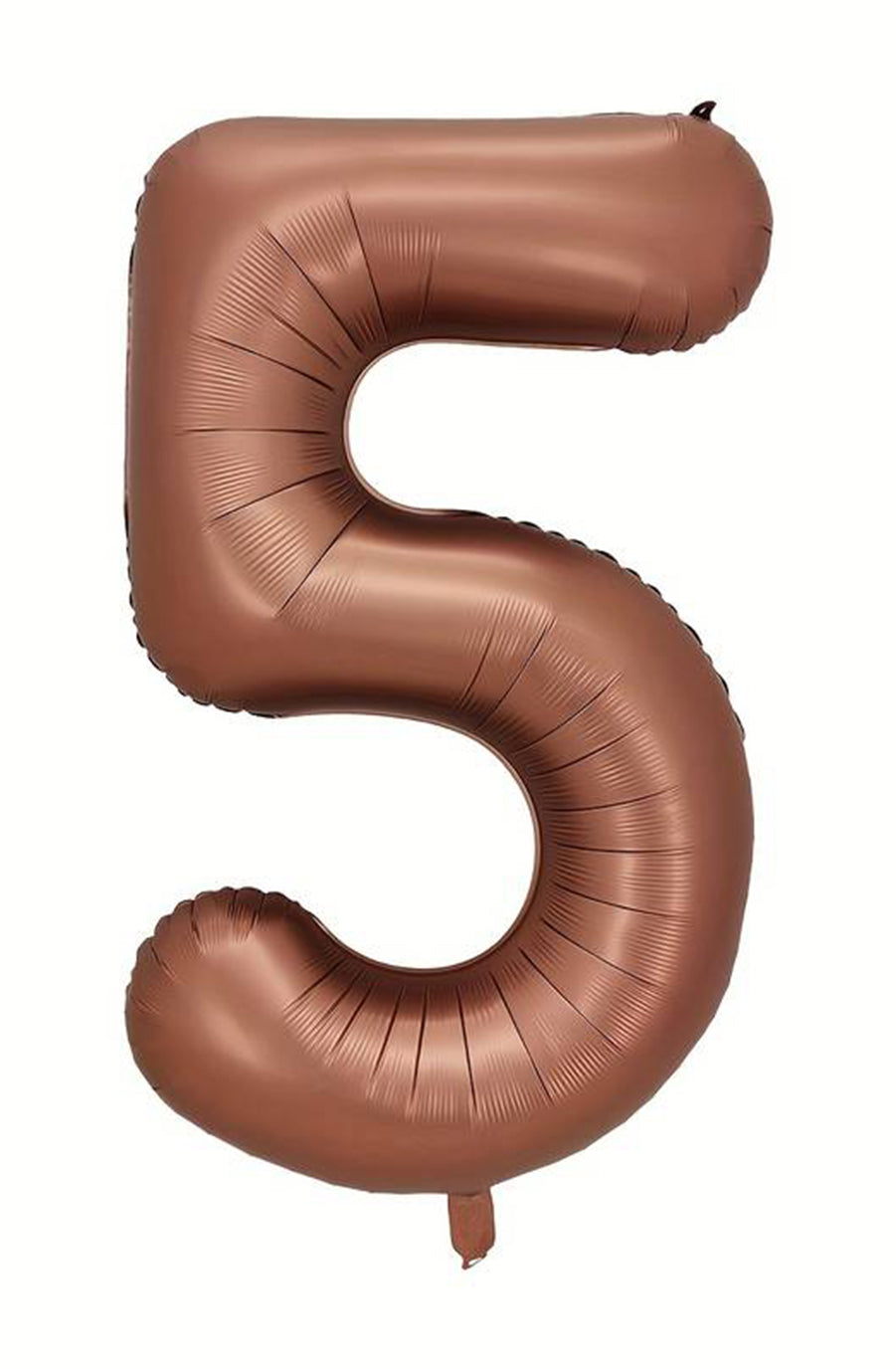 Jumbo Matte Chocolate Foil Number 5 Balloon 100cm