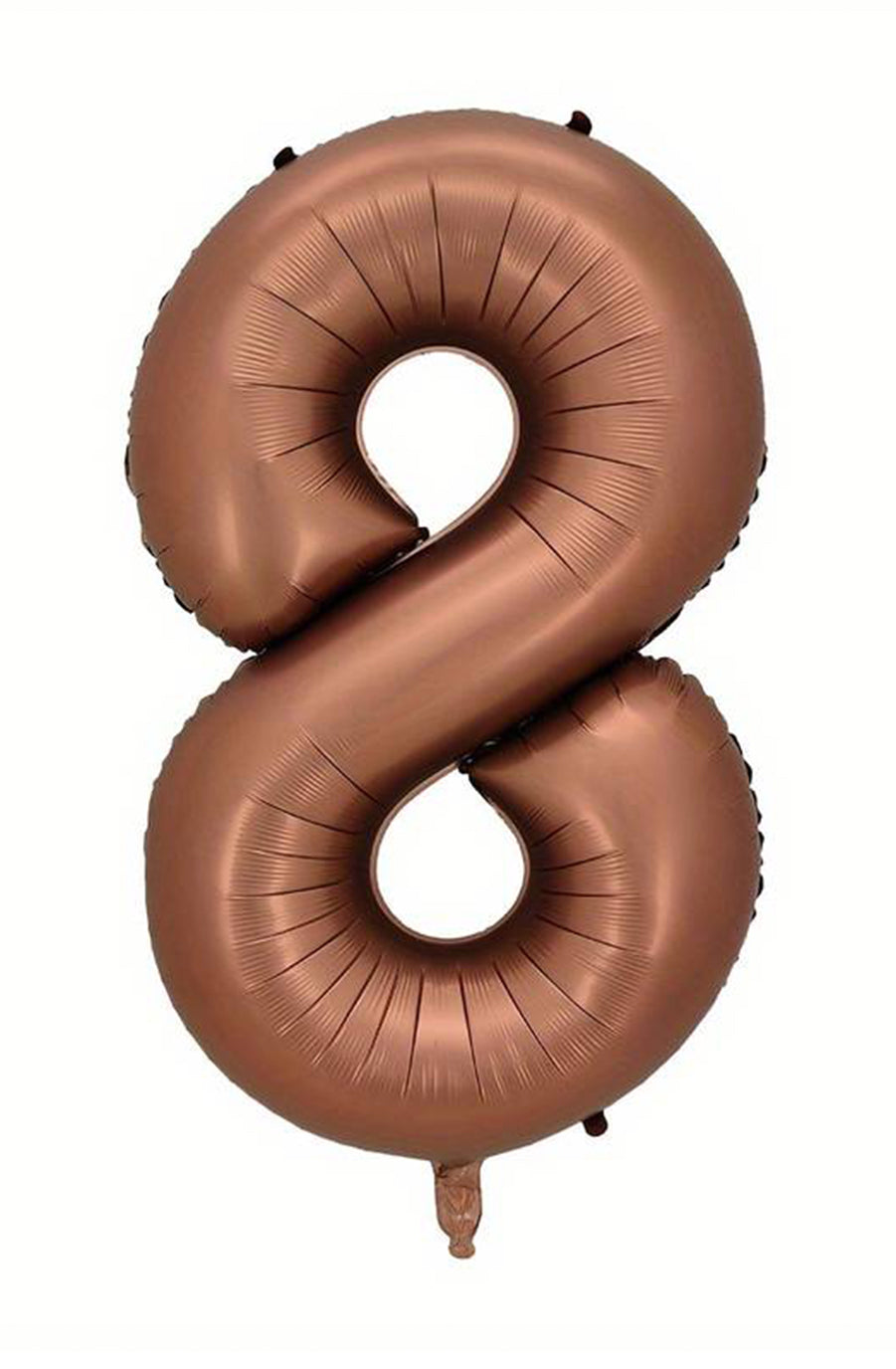 Jumbo Matte Chocolate Foil Number 8 Balloon 100cm