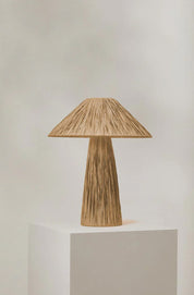 Ourea Raffia Table Lamp, Natural