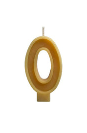 Australian Beeswax Number Candle, 0