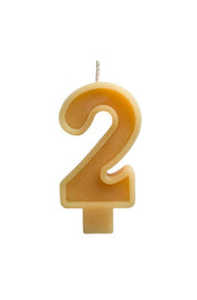 Australian Beeswax Number Candle, 2