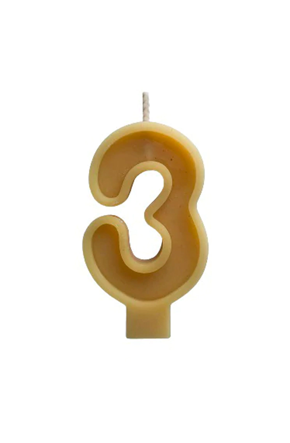 Australian Beeswax Number Candle, 3