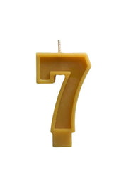 Australian Beeswax Number Candle, 7