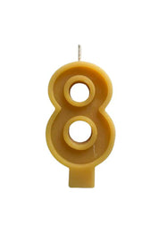 Australian Beeswax Number Candle, 8