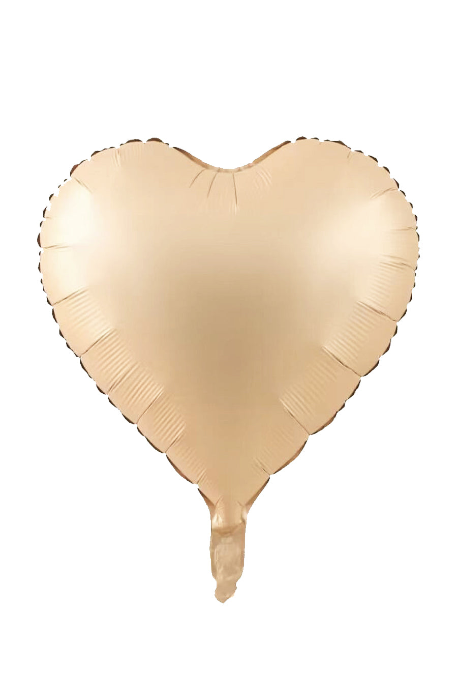 Matte Caramel Heart Balloon 45cm