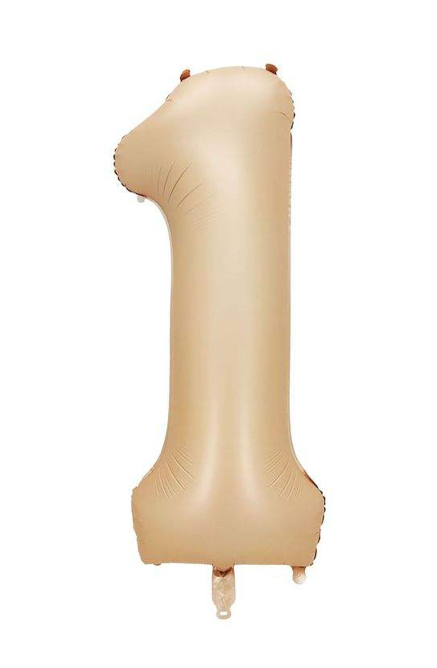 Jumbo Matte Caramel Foil Number 1 Balloon 100cm