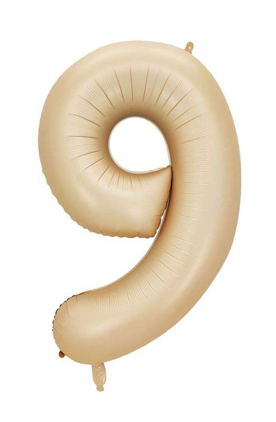 Jumbo Matte Caramel Foil Number 9 Balloon 100cm