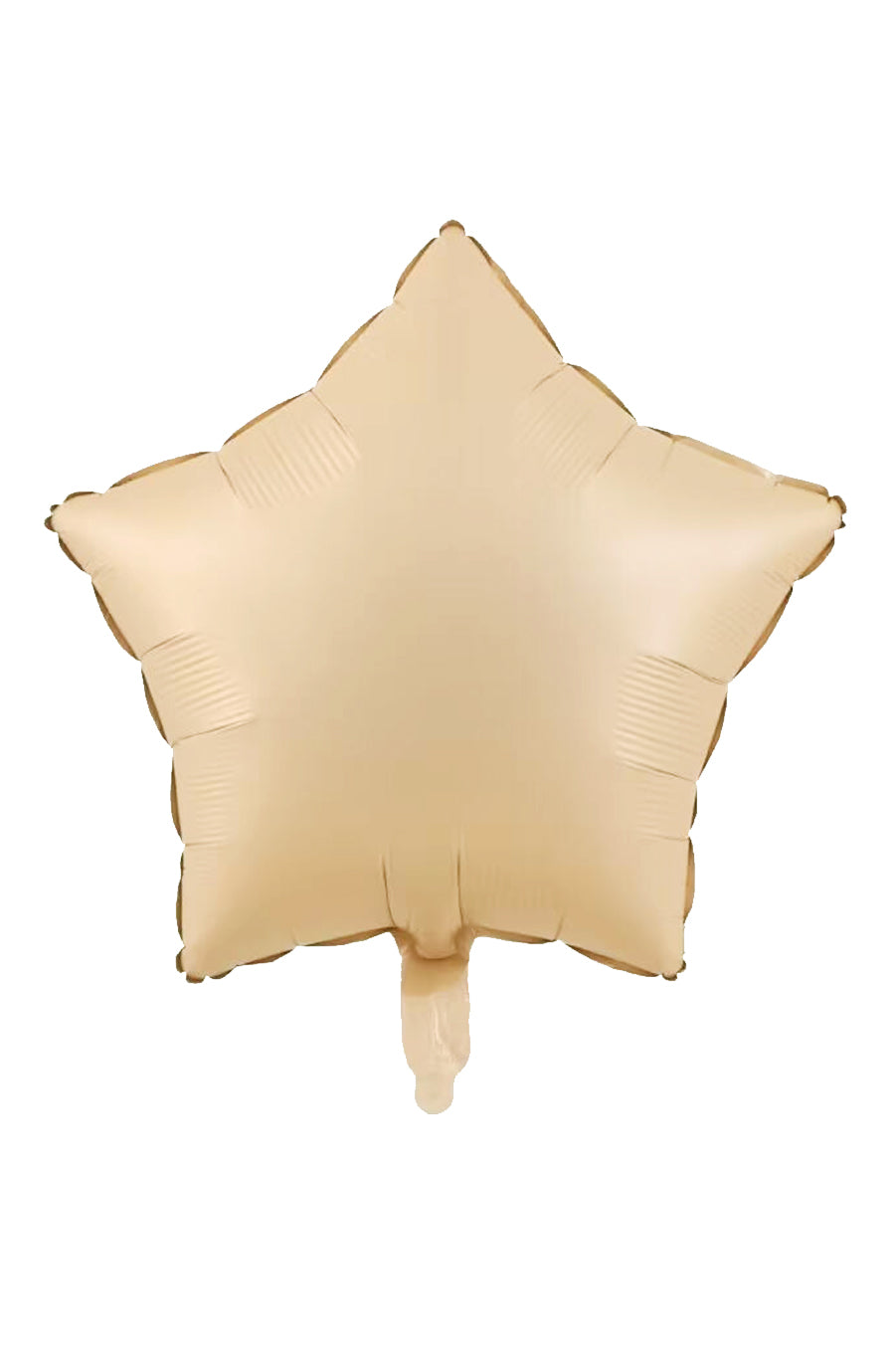 Matte Caramel Star Balloon 45cm