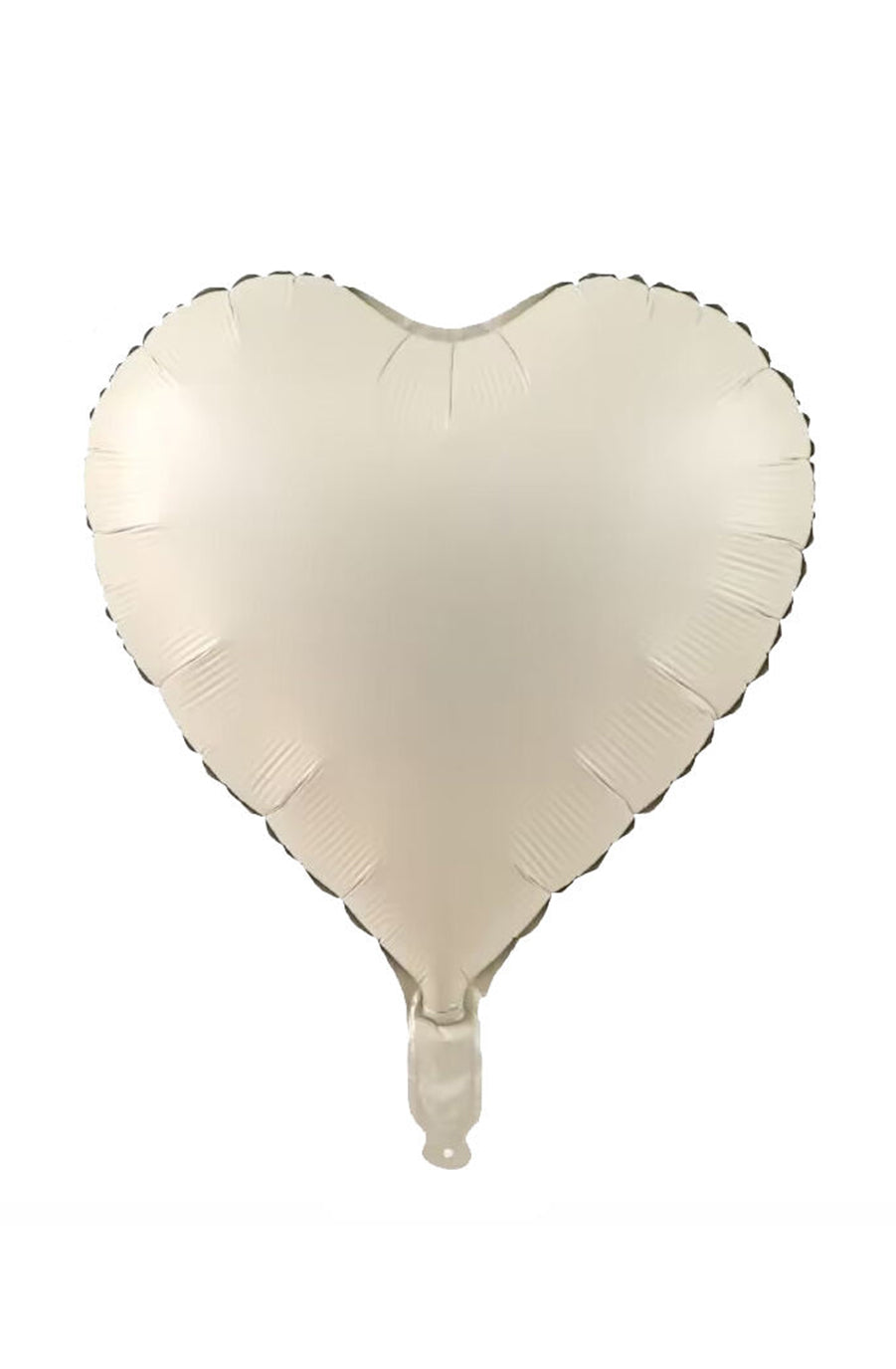 Matte Cream Heart Balloon 45cm