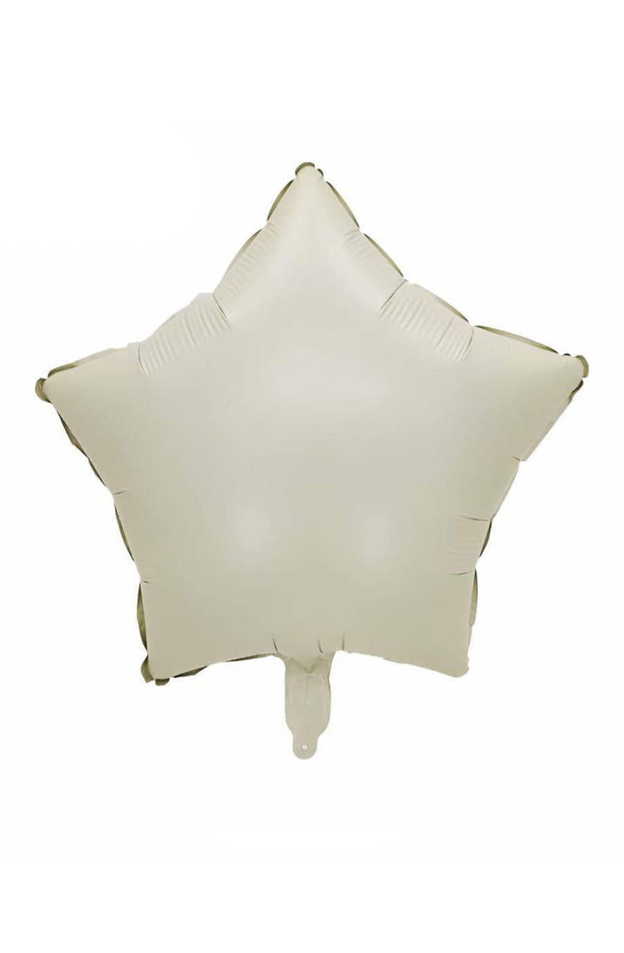 Matte Cream Star Balloon 45cm