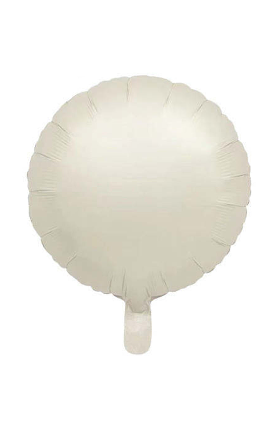 Matte Cream Round Balloon 45cm